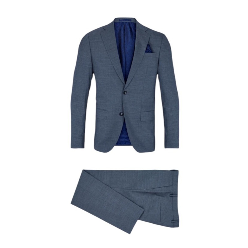 Men's Blue Blazer and Trouser Set